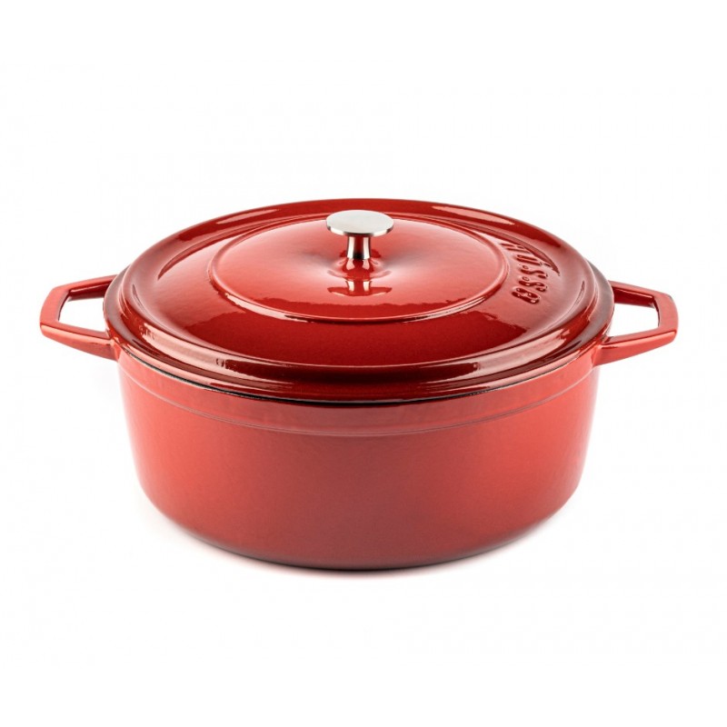 Duboki lonac od lijevanog željeza Hosse, Rubin, Ф28 | Lonci od lijevanog željeza |  |