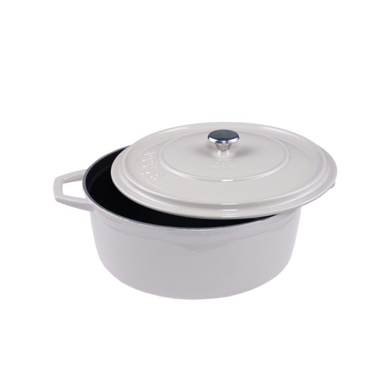 Duboki lonac od lijevanog željeza Solagio, Ivory, Ф20 - 