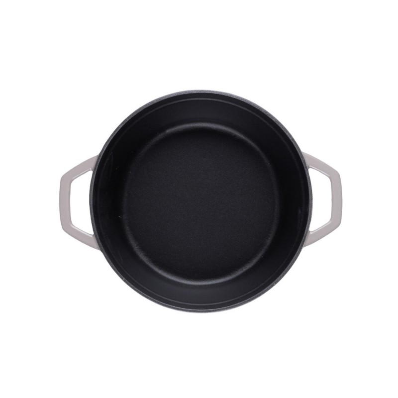 Duboki lonac od lijevanog željeza Hosse, Ivory, Ф20 | Lonac od lijevanog željeza |  |