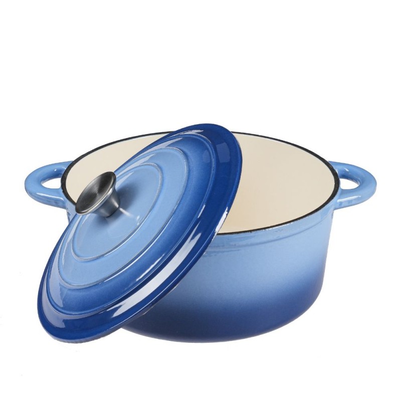 Emajlirani lonac od lijevanog željeza, Plava, Ф22 - 