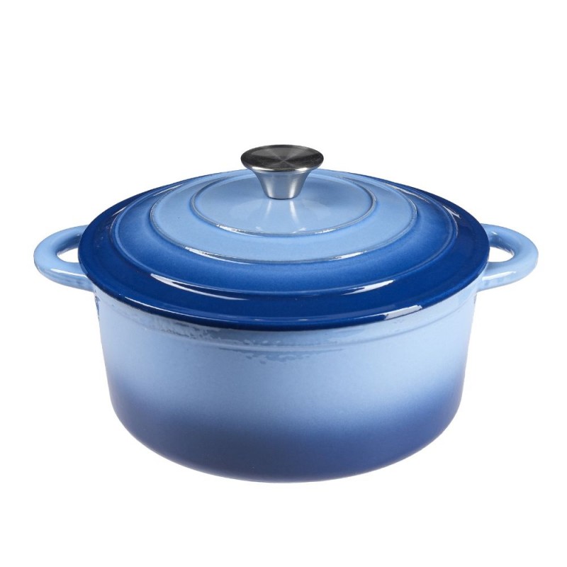 Emajlirani lonac od lijevanog željeza, Plava, Ф22 - 